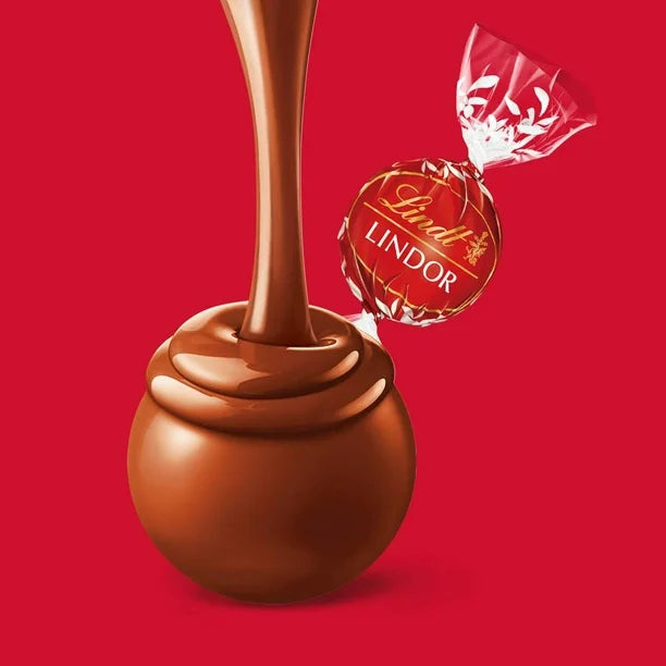 Trufas De Chocolate Lindor de Chocolate Con Leche.
