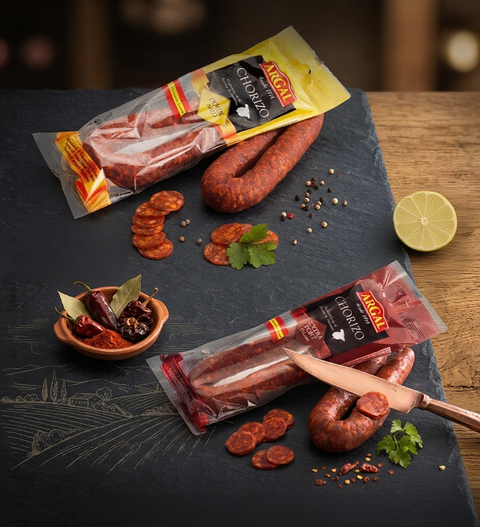 Chorizo Sarta Suave y Fort Picante