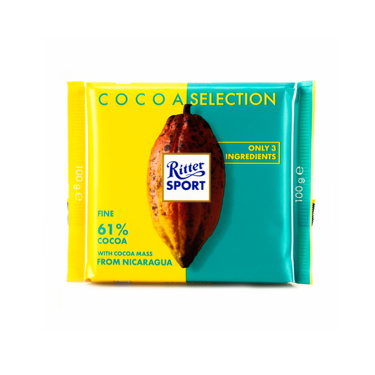 Chocolate Oscuro 61% de Nicaragua Ritter Sport