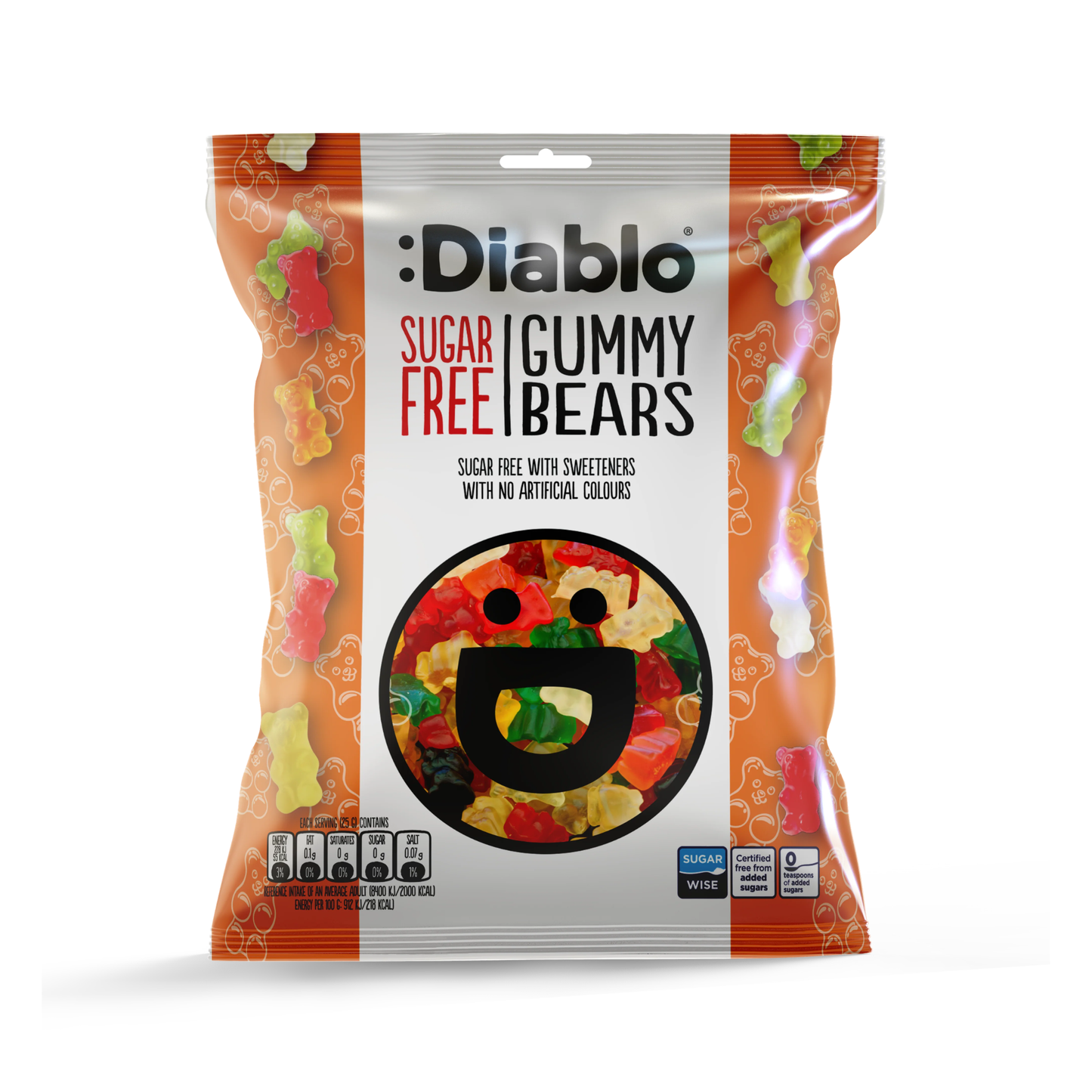 Variedad Gomitas Diablo Sin Azúcar