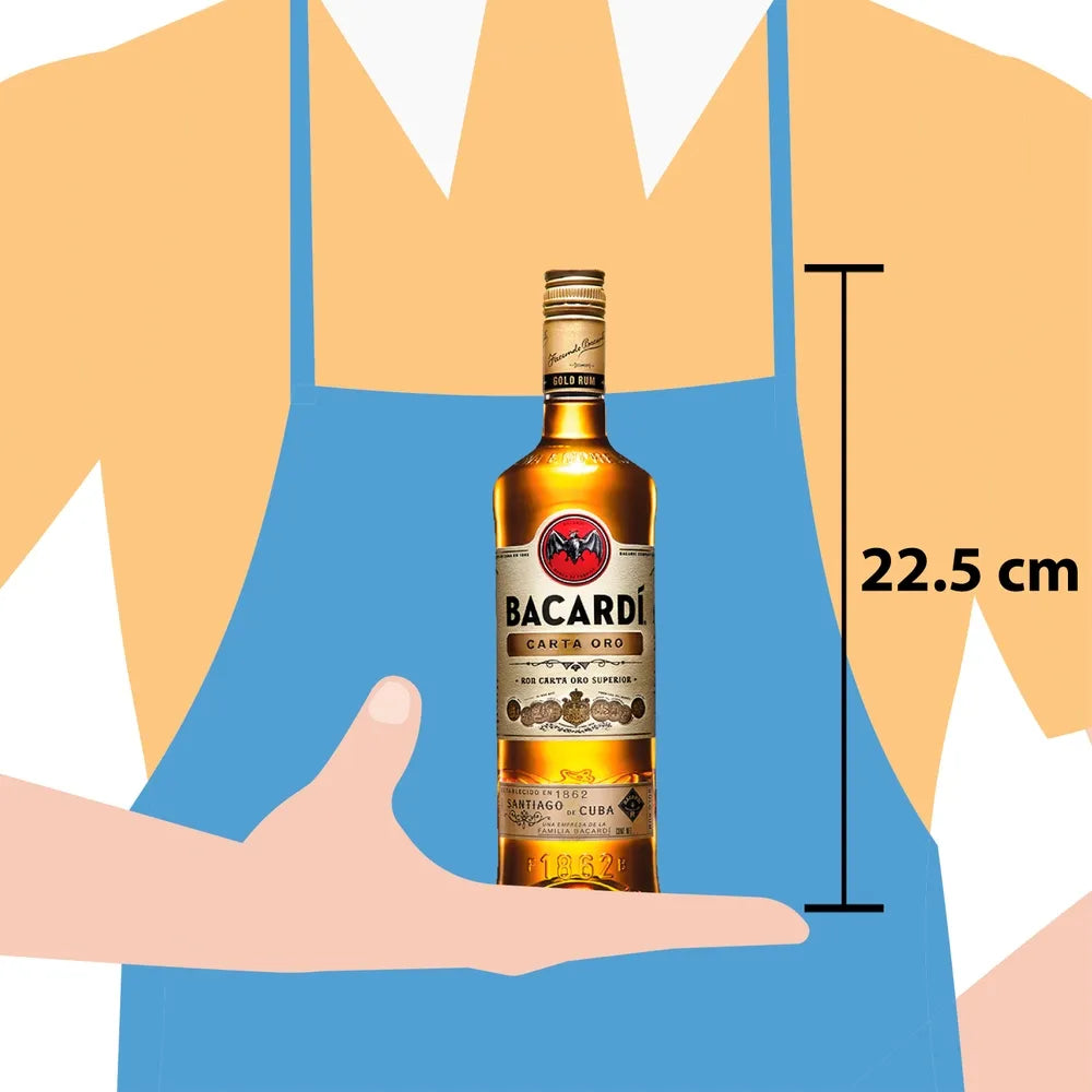 Bacardí Carta Oro Diferentes Presentaciones.