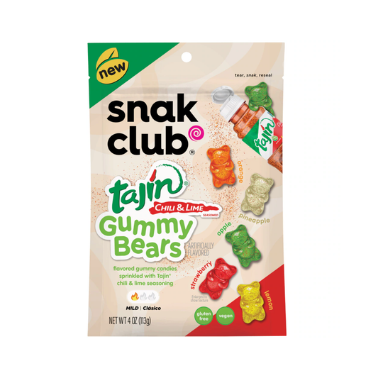 Snak Club Tajin Gummy Bears