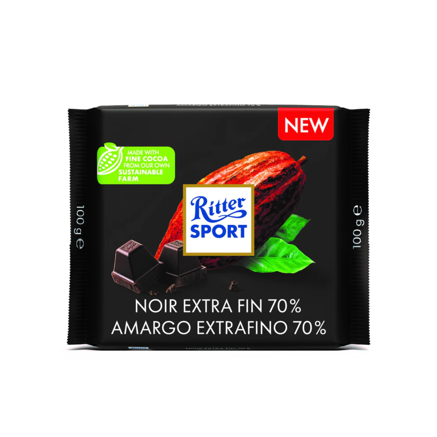 Fine Extra Dark Chocolate Ritter Sport
