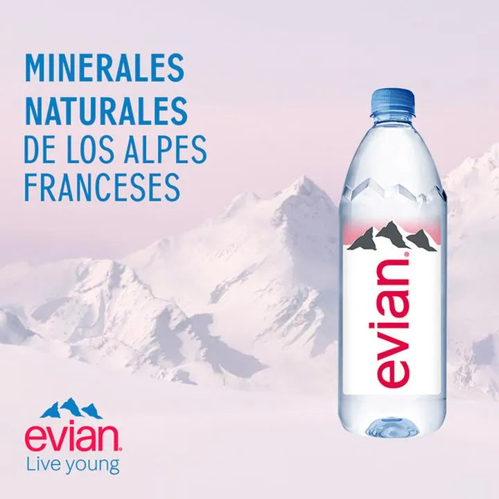 Agua Mineral Natural Evian Diferentes Presentaciones