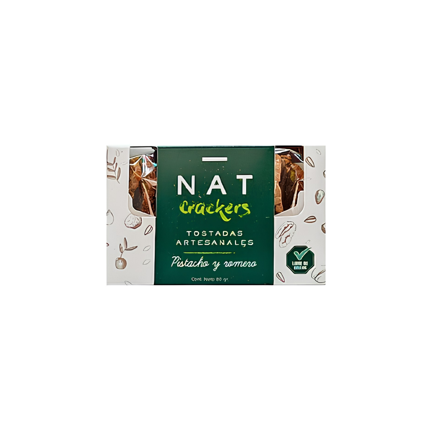 Nat Crackers Pistachos y Romero