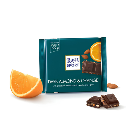 Dark Almond & Orange Ritter Sport