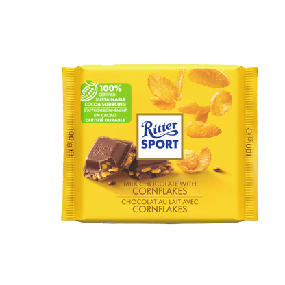 Ritter Sport Milk Chocolate Whit Cornflakes