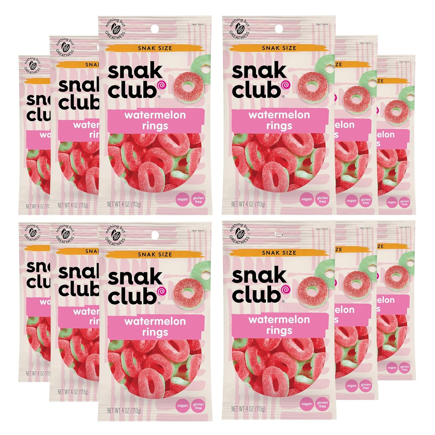 Snak Club Watermelon Rings