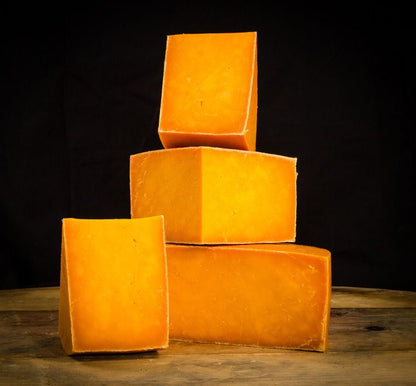 Queso cheddar rojo