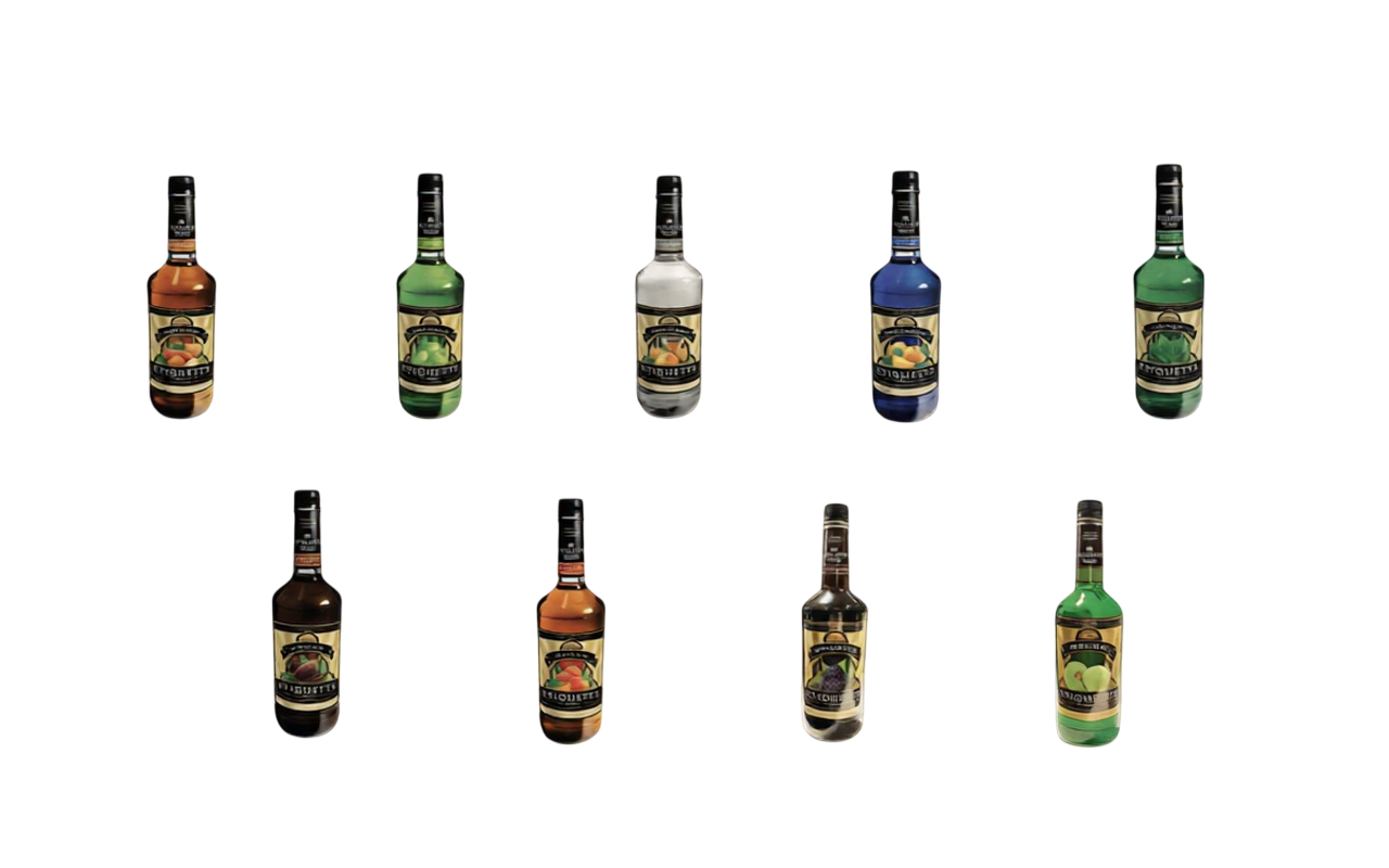 Licores Etiquette Royale Variedad de Sabores