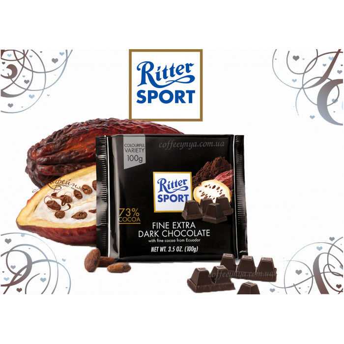 Fine Extra Dark Chocolate Ritter Sport