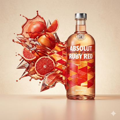 Vodka Absolut Ruby Red
