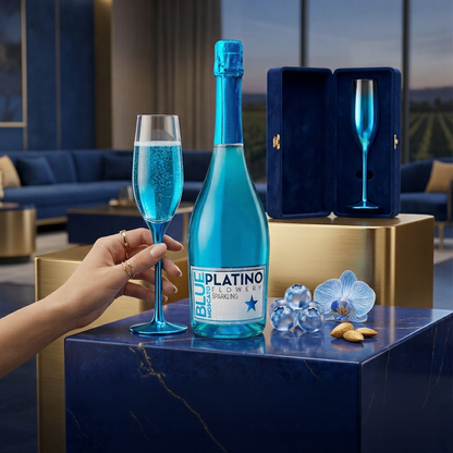 Platino Blue, Moscato Espumoso