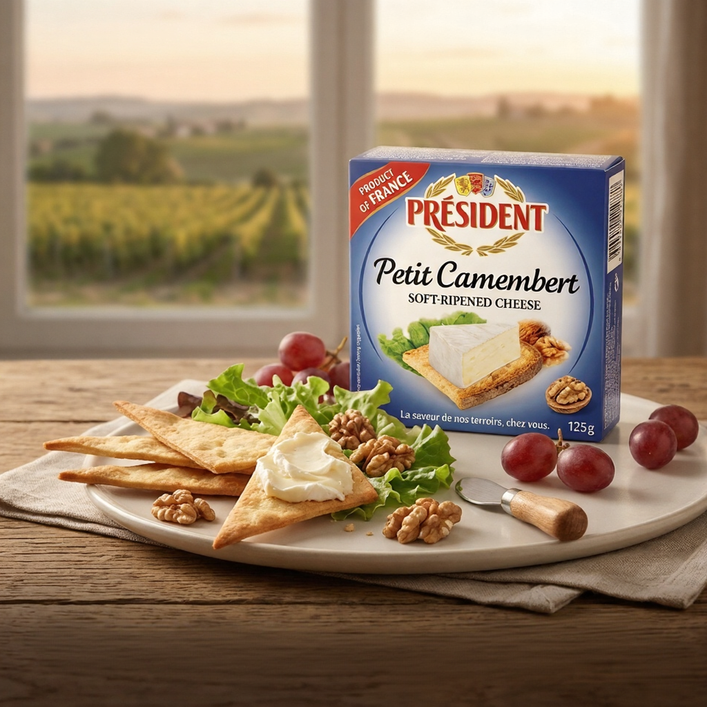 Camembert Caja de Metal
