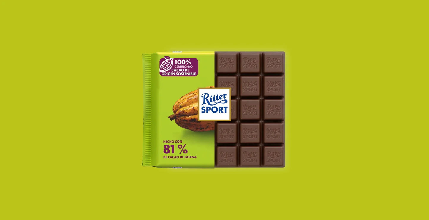 Chocolate Oscuro 81% Cacao Ghana Ritter Sport