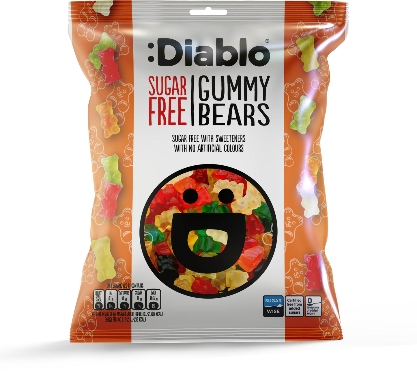 Variedad Gomitas Diablo Sin Azúcar
