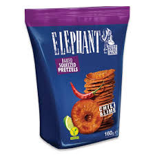 Elephant Baked Squeezed Pretzels Variedad