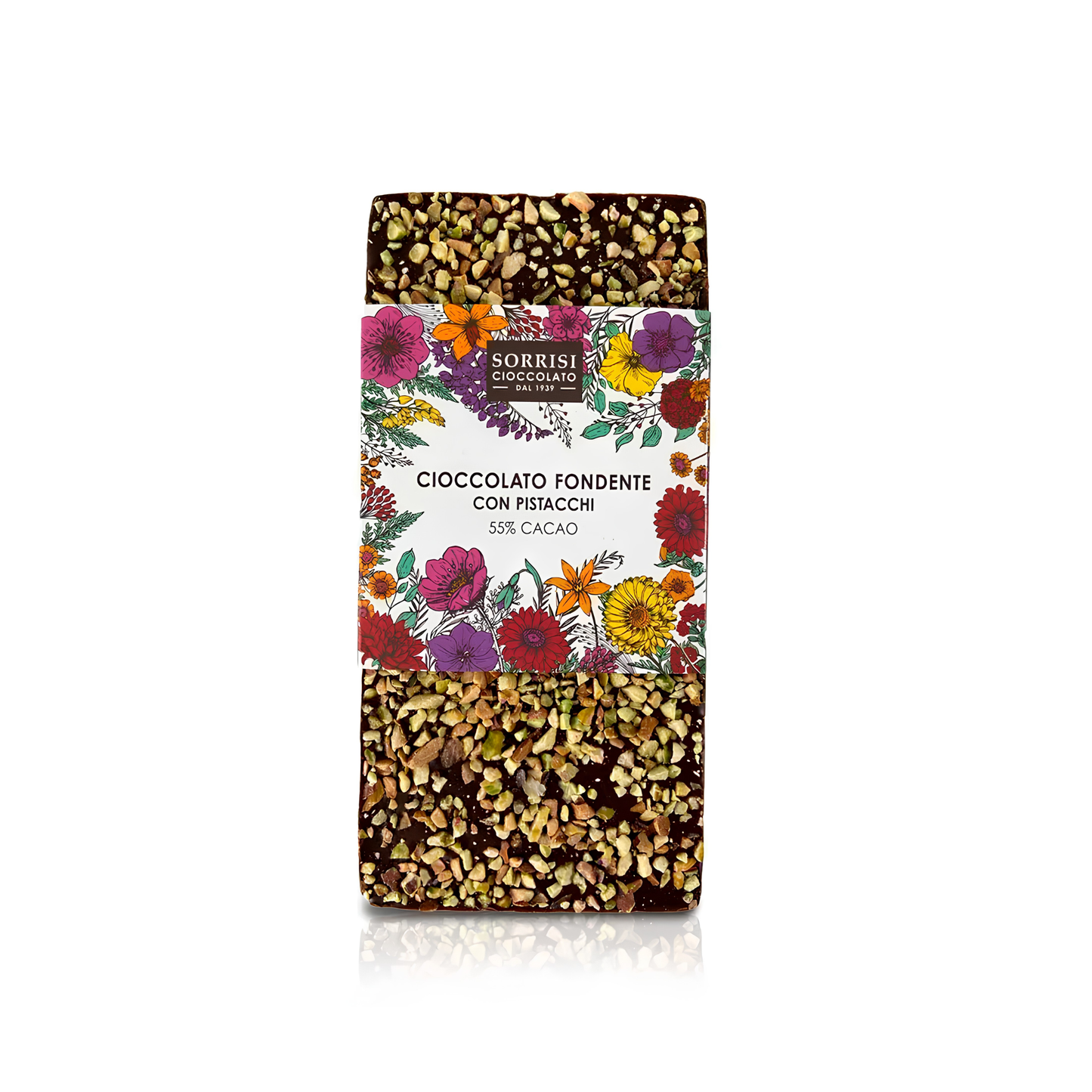Cioccolato Bar Fondente Con Pistacchi