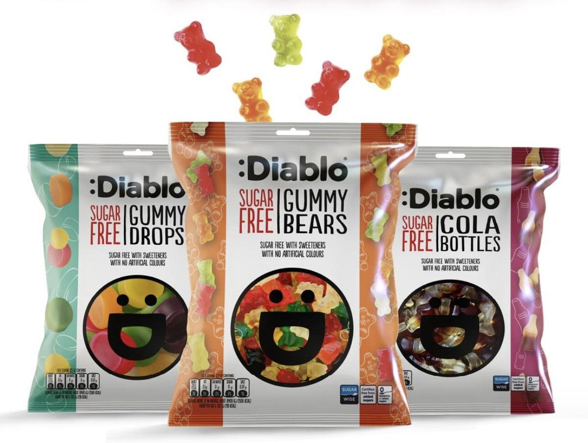 Variedad Gomitas Diablo Sin Azúcar
